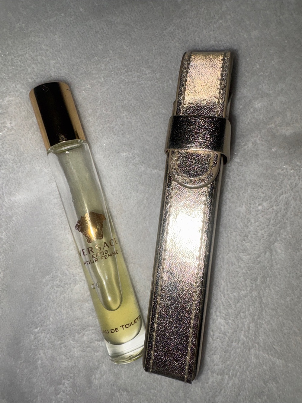 Versace Eros Roller Perfume with Gold Case
